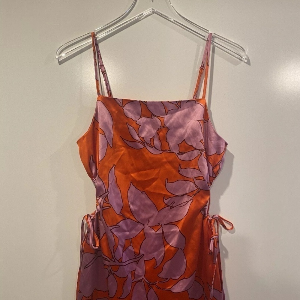 NWT Christian Lacroix Floral Tropical Print Dress Womens Medium - Picture 3 of 5